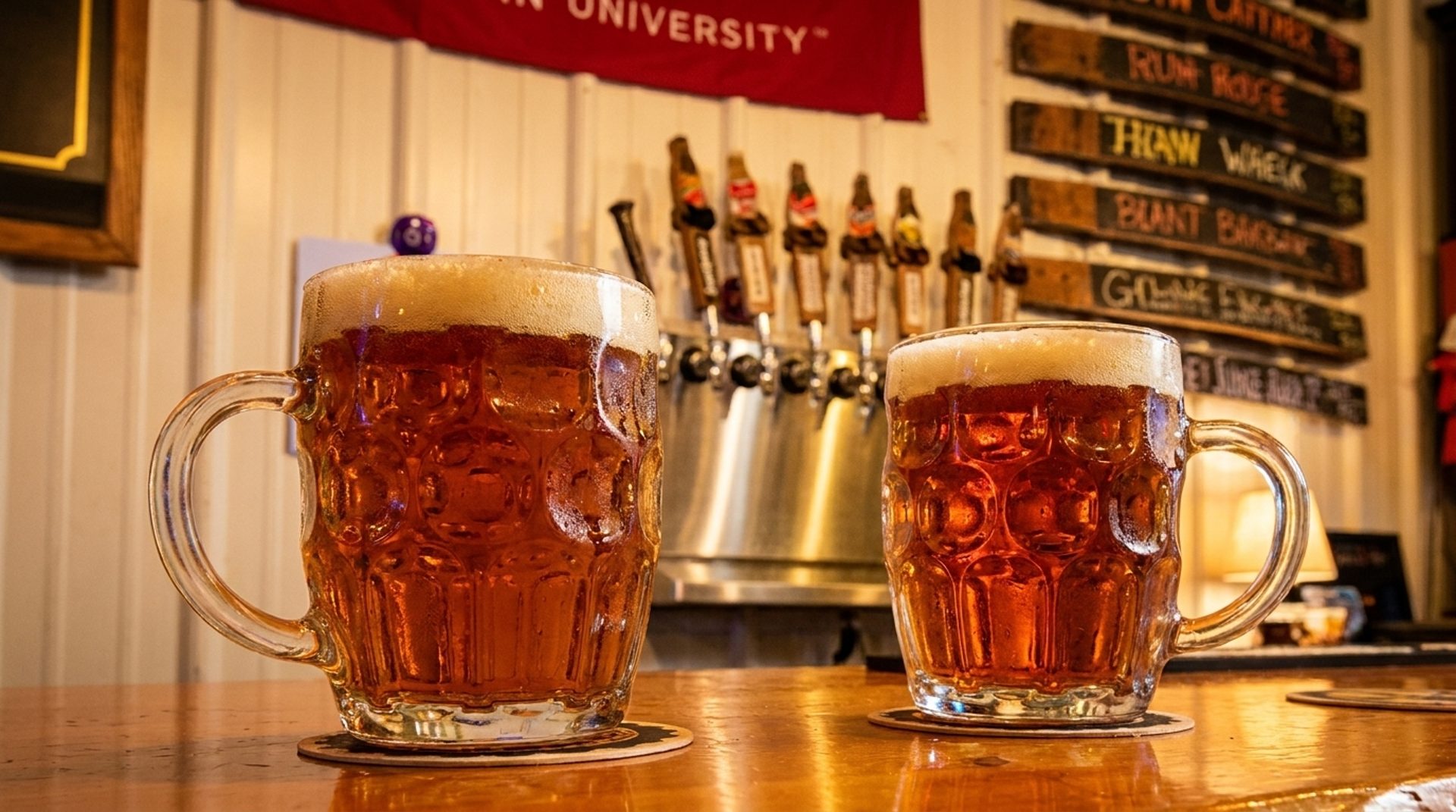 20+ craft beers, right next door