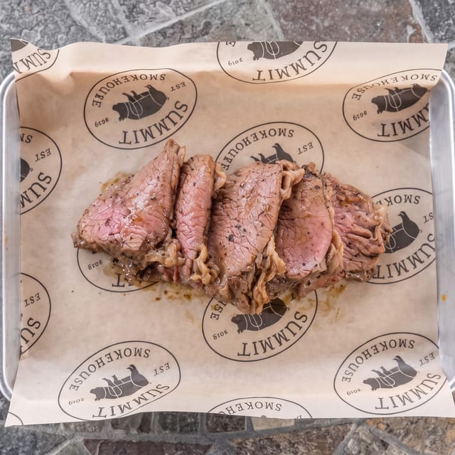 Sliced Tri-Tip (Bottom Sirloin).