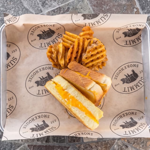 Kid's Grilled Cheese with Fries.